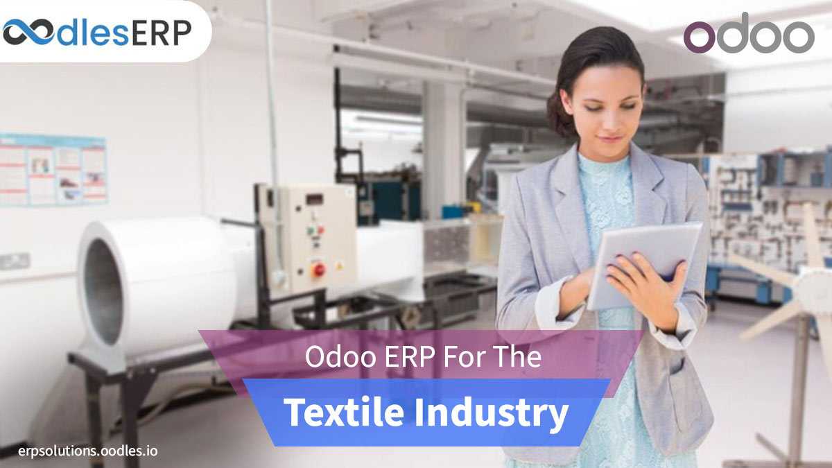 Odoo ERP application development for textile manufacturers